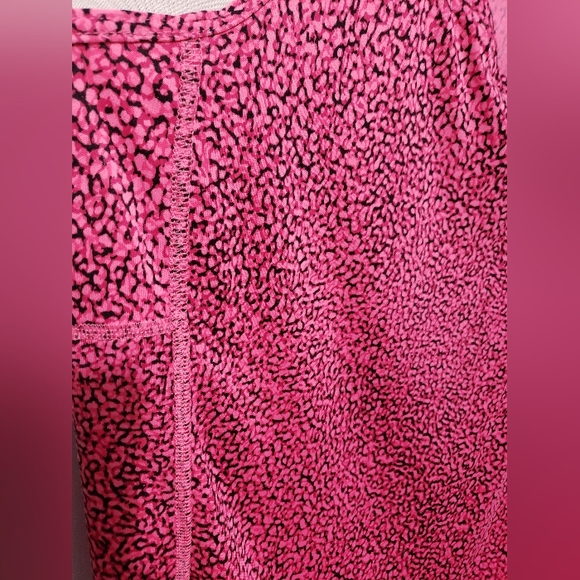 Nike Drifit Pink Cheetah Print Racer Back Tank Large - Picture 10 of 12